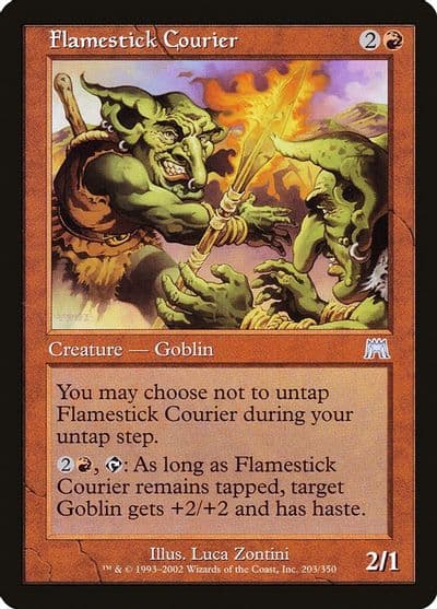 Flamestick Courier Onslaught Magic card