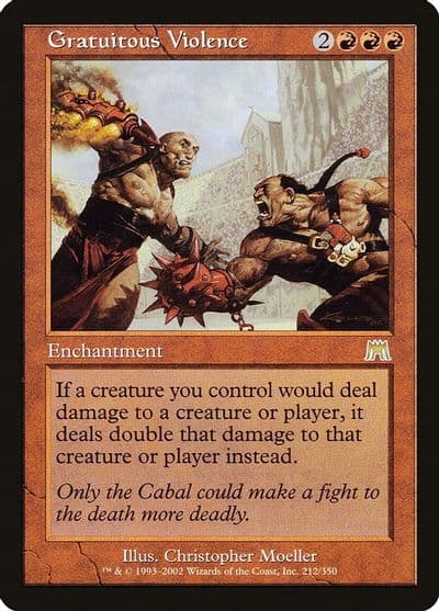Gratuitous Violence Onslaught Magic card
