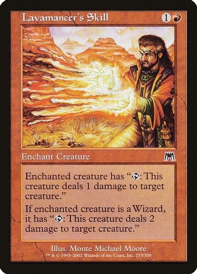 Lavamancers Skill Onslaught Magic card