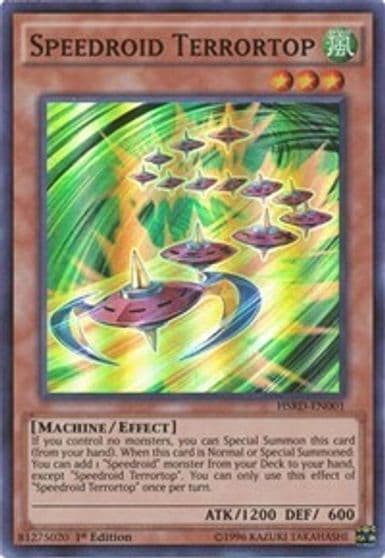 Speedroid Terrortop High-Speed Riders Yu-Gi-Oh! card