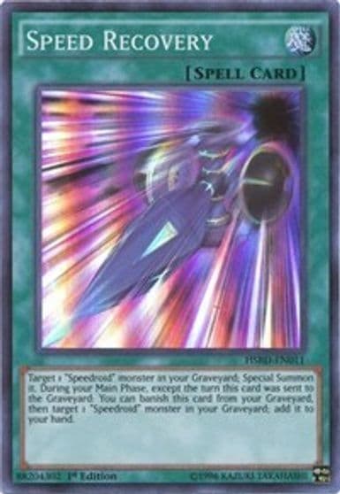 Speed Recovery High-Speed Riders Yu-Gi-Oh! card