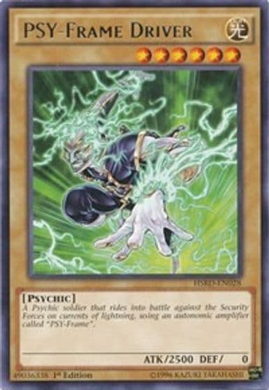 PSY Frame Driver High-Speed Riders Yu-Gi-Oh! card