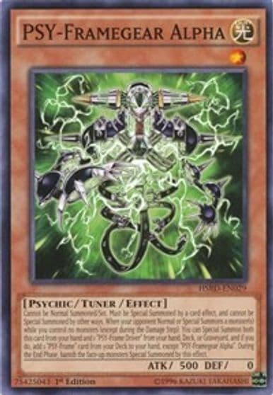 PSY Framegear Alpha High-Speed Riders Yu-Gi-Oh! card