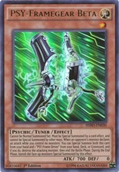 PSY Framegear Beta High-Speed Riders Yu-Gi-Oh! card