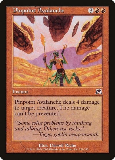 Pinpoint Avalanche Onslaught Magic card