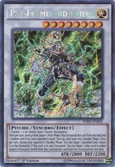 PSY Framelord Omega High-Speed Riders Yu-Gi-Oh! card
