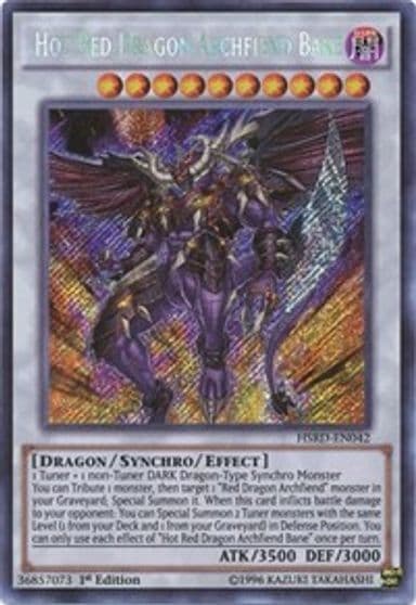 Hot Red Dragon Archfiend Bane High-Speed Riders Yu-Gi-Oh! card