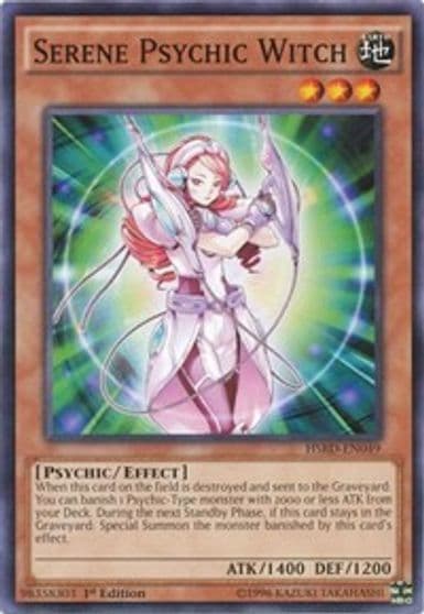 Serene Psychic Witch High-Speed Riders Yu-Gi-Oh! card