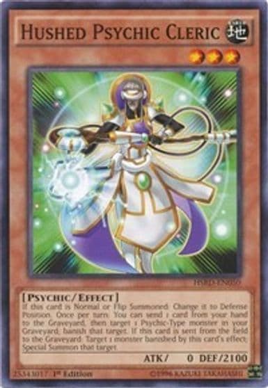 Hushed Psychic Cleric High-Speed Riders Yu-Gi-Oh! card