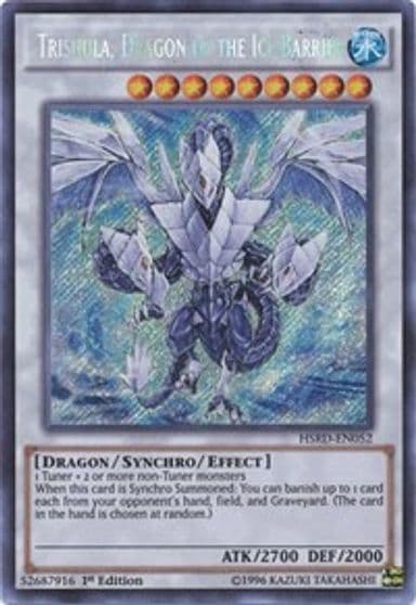 Trishula Dragon of the Ice Barrier High-Speed Riders Yu-Gi-Oh! card