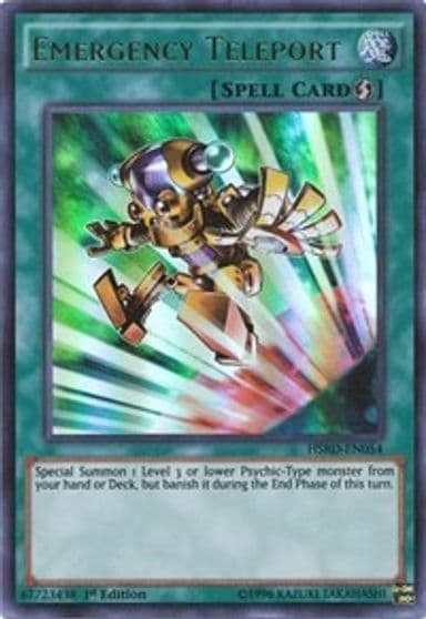 Emergency Teleport High-Speed Riders Yu-Gi-Oh! card