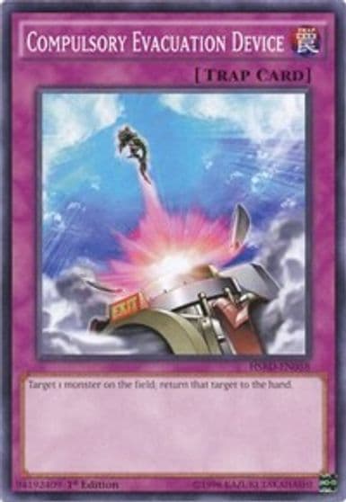 Compulsory Evacuation Device High-Speed Riders Yu-Gi-Oh! card