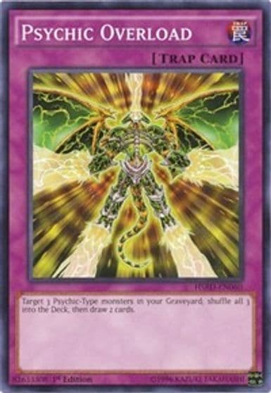 Psychic Overload High-Speed Riders Yu-Gi-Oh! card