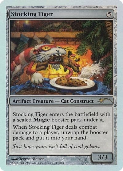 Stocking Tiger No Date Media Promos Magic card