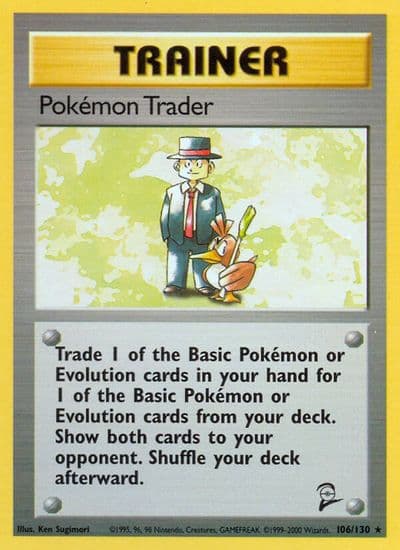 Pokemon Trader Base Set 2 Pokemon card