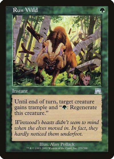 Run Wild Onslaught Magic card