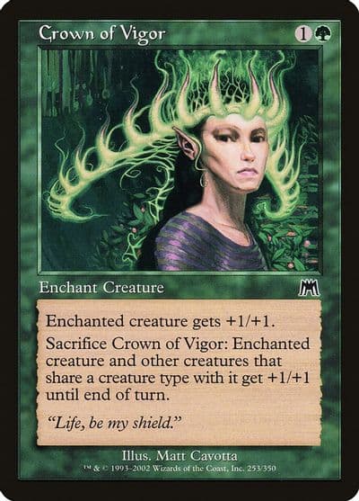 Crown of Vigor Onslaught Magic card