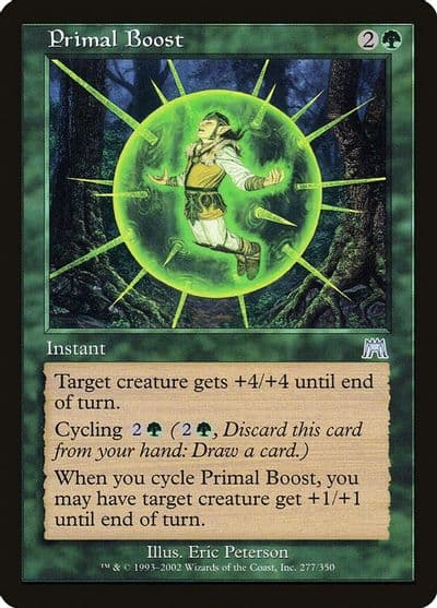 Primal Boost Onslaught Magic card
