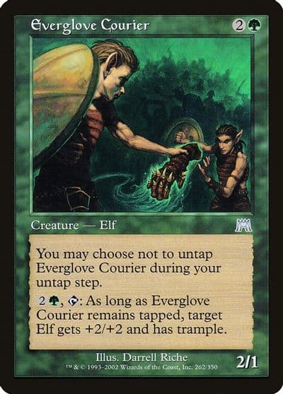 Everglove Courier Onslaught Magic card
