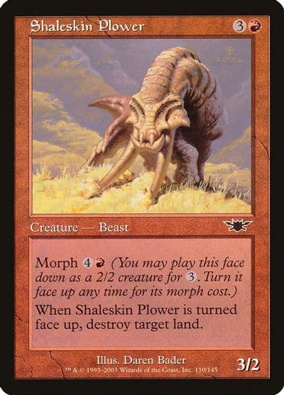 Shaleskin Plower Legions Magic card