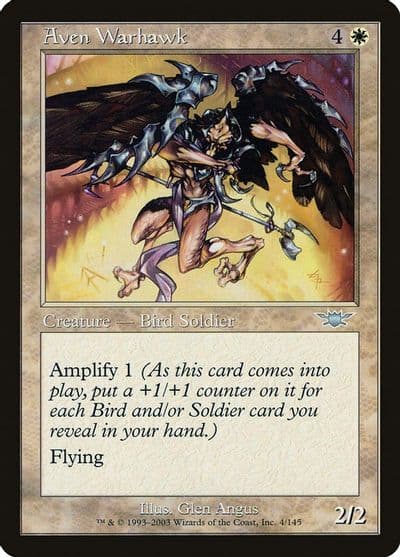 Aven Warhawk Legions Magic card
