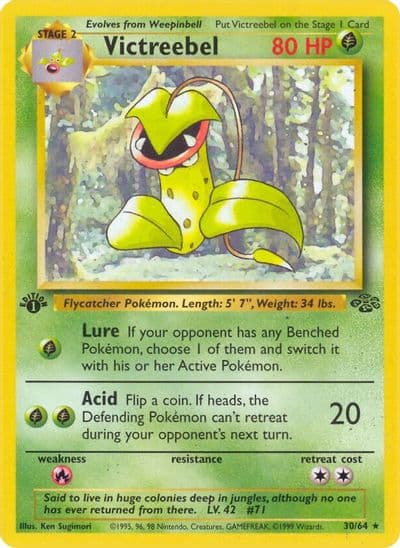 Victreebel (30) Jungle Pokemon card