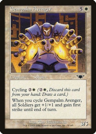 Gempalm Avenger Legions Magic card