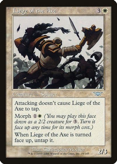 Liege of the Axe Legions Magic card