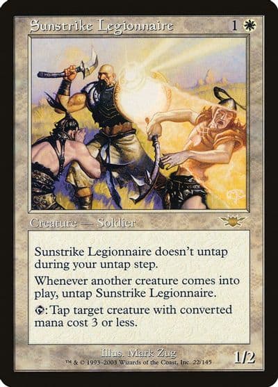 Sunstrike Legionnaire Legions Magic card