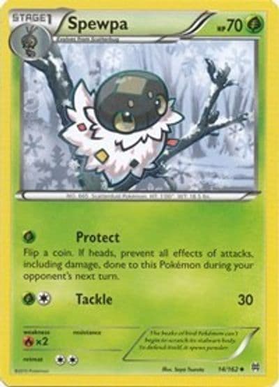 Spewpa XY - BREAKthrough Pokemon card