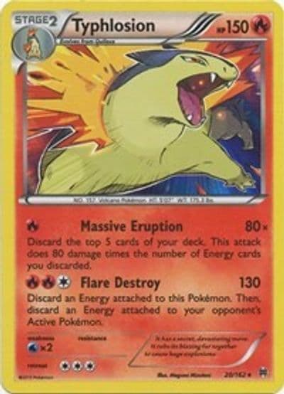 Typhlosion XY - BREAKthrough Pokemon card