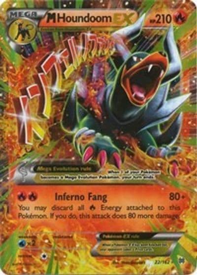 M Houndoom EX XY - BREAKthrough Pokemon card