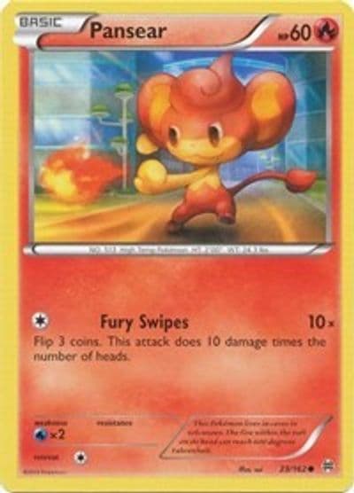 Pansear XY - BREAKthrough Pokemon card