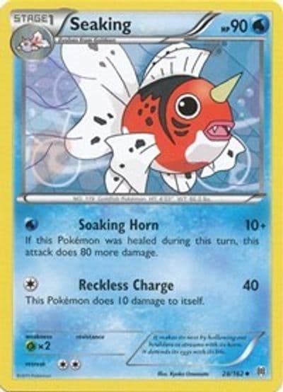 Seaking XY - BREAKthrough Pokemon card