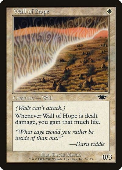 Wall of Hope Legions Magic card