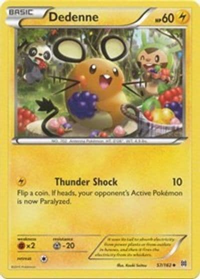 Dedenne XY - BREAKthrough Pokemon card