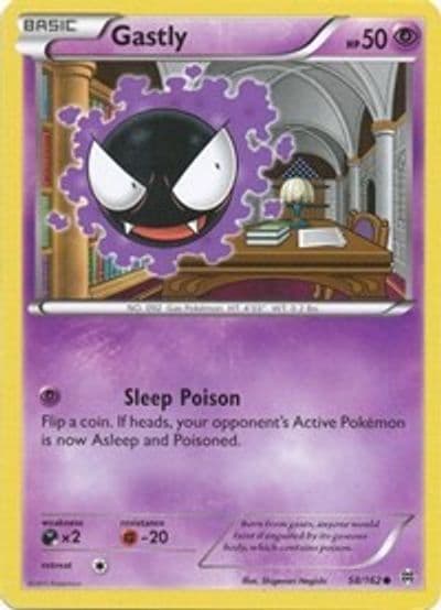 Gastly XY - BREAKthrough Pokemon card