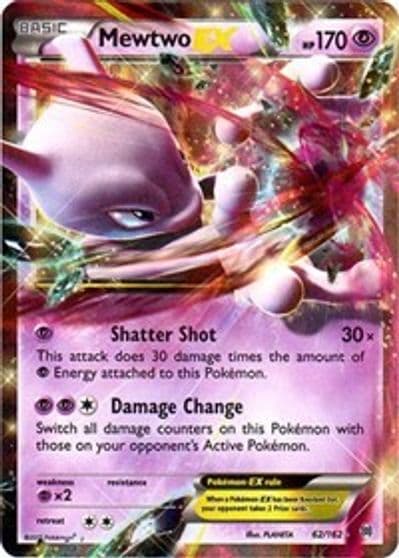 Mewtwo EX (62) XY - BREAKthrough Pokemon card