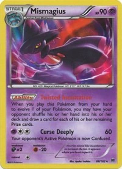 Mismagius XY - BREAKthrough Pokemon card