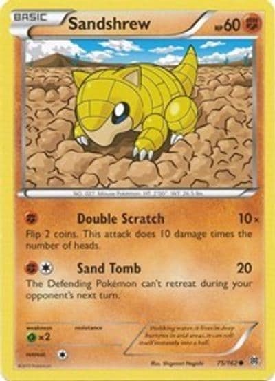 Sandshrew XY - BREAKthrough Pokemon card