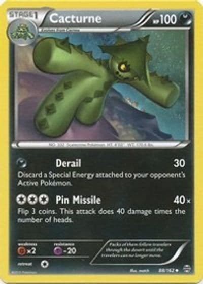 Cacturne XY - BREAKthrough Pokemon card