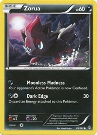 Zorua (89) XY - BREAKthrough Pokemon card