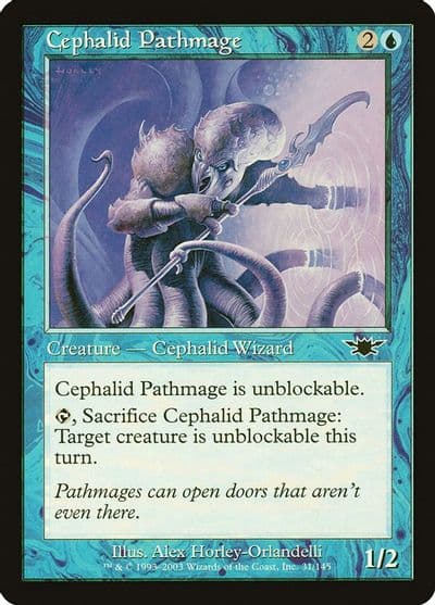 Cephalid Pathmage Legions Magic card