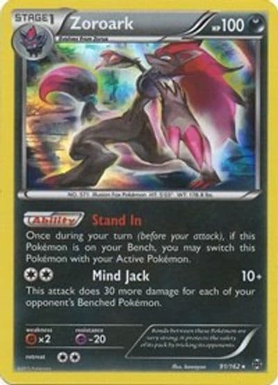 Zoroark XY - BREAKthrough Pokemon card