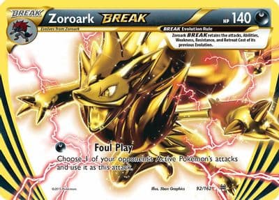 Zoroark BREAK XY - BREAKthrough Pokemon card