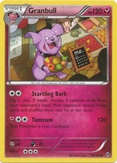 Granbull XY - BREAKthrough Pokemon card