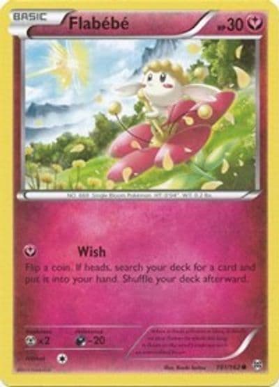 Flabebe XY - BREAKthrough Pokemon card