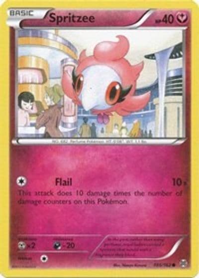 Spritzee XY - BREAKthrough Pokemon card