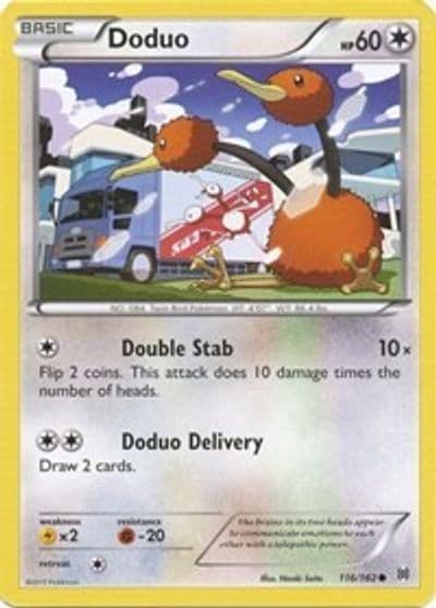 Doduo (116) XY - BREAKthrough Pokemon card