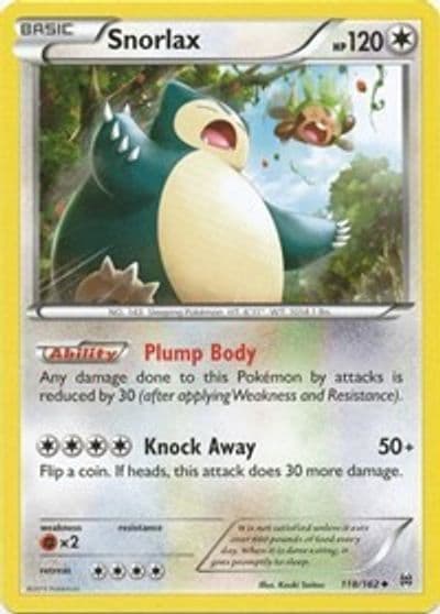 Snorlax XY - BREAKthrough Pokemon card